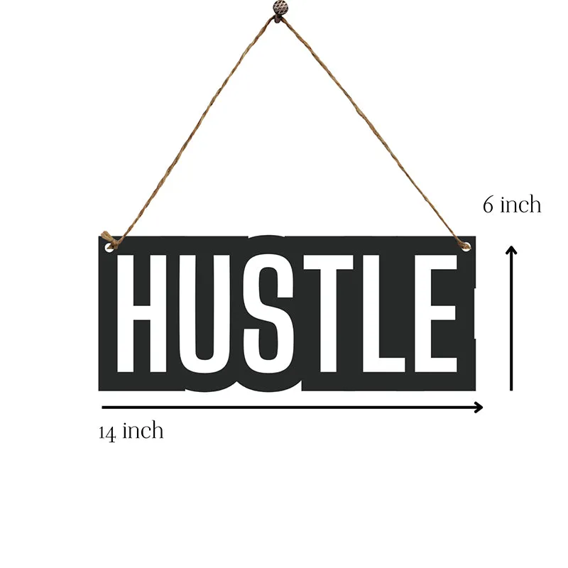Hustle Mild Steel Wall Accent media 5