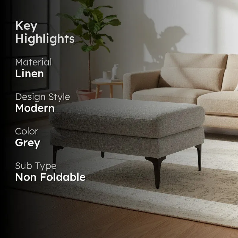 Brix Restella Ottoman - Grey media 2