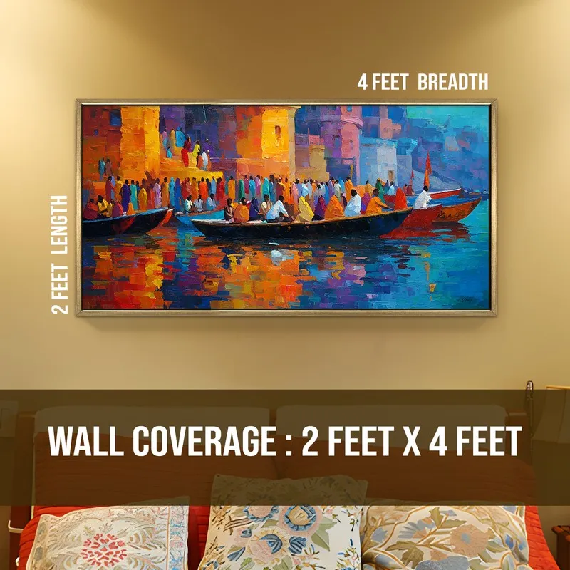 Silent Oars on Sacred Waters Wall Art media 8