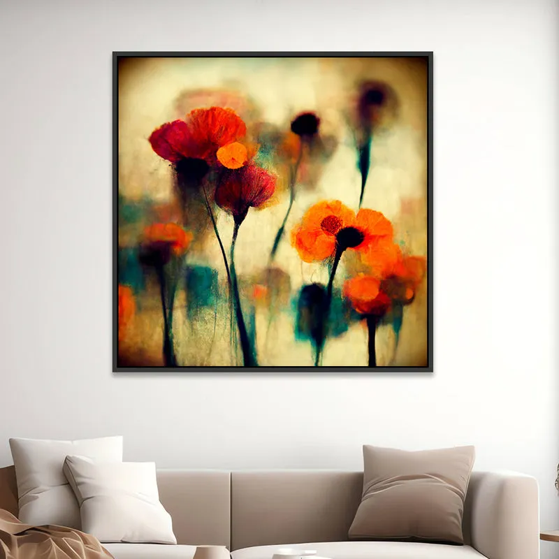 Bright Blossoms Wall Painting media 1