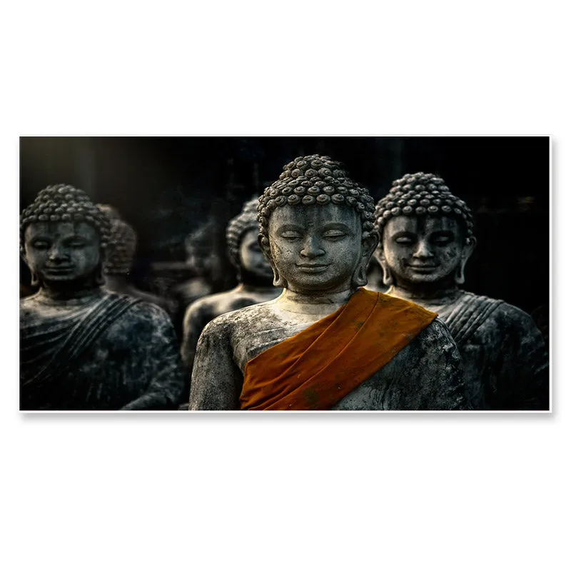 Buddha And Diciples Canvas Wall Painting media 5