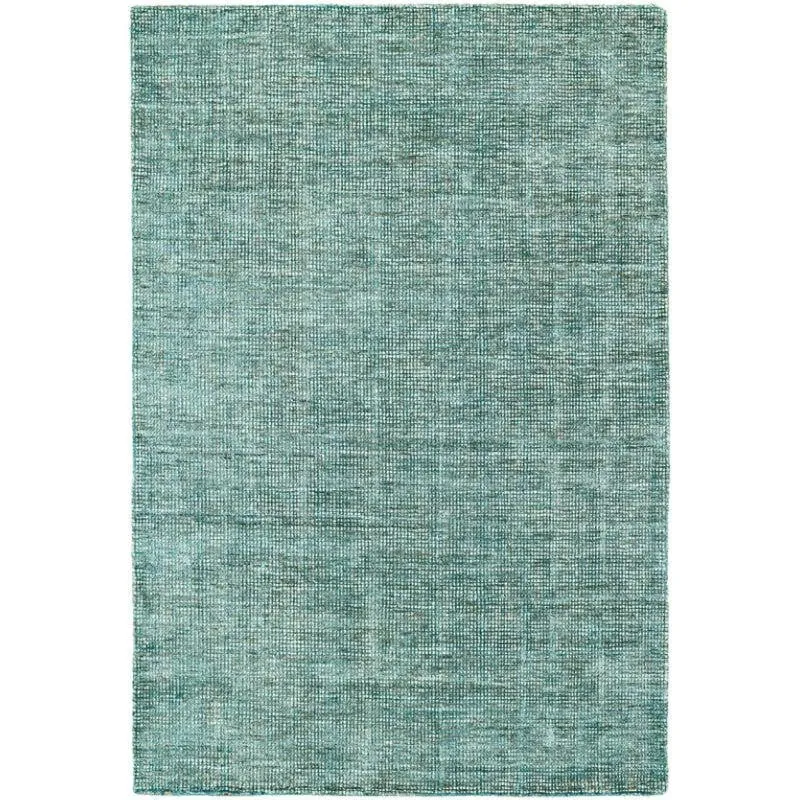 Thread Tale Hand Woven Wool Rug - Blue & Brown media 1