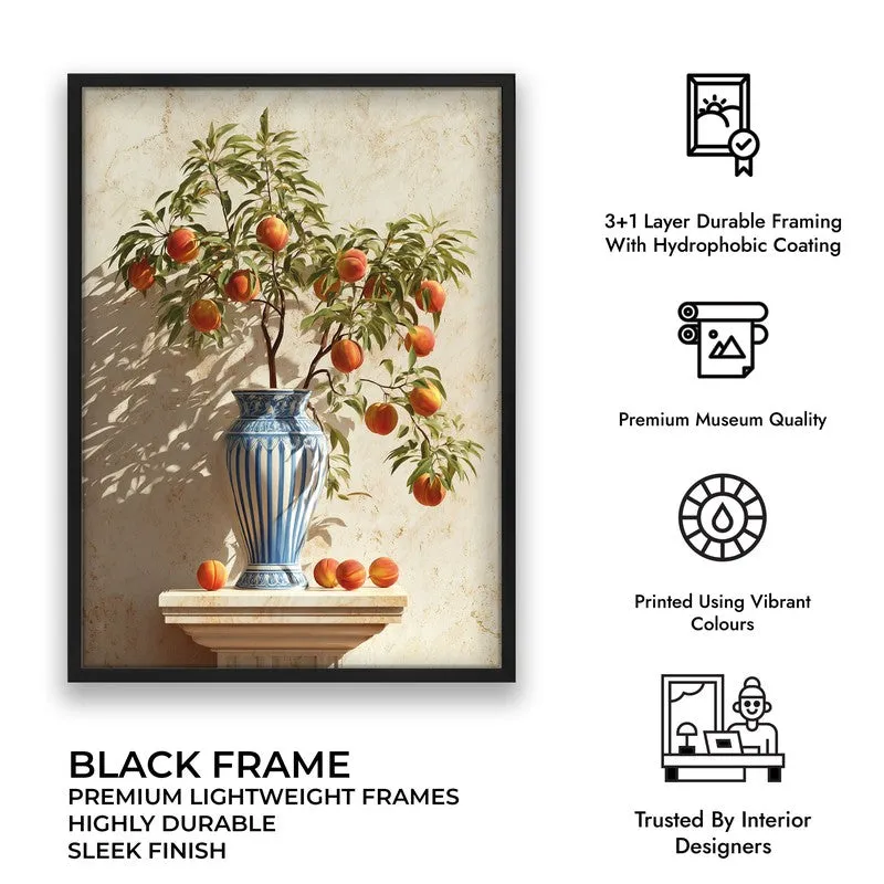 Soft Shadow Play Canvas Wall Painting - Black Frame media 9