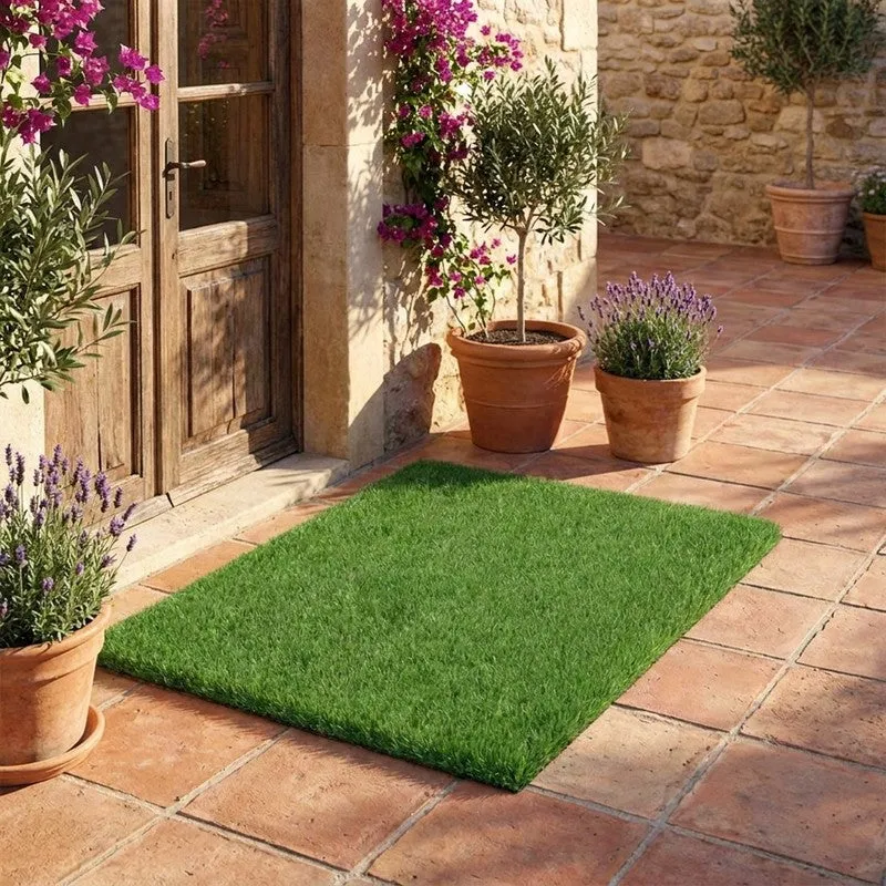 PureEarth Arificial Grass Door Mat media 1