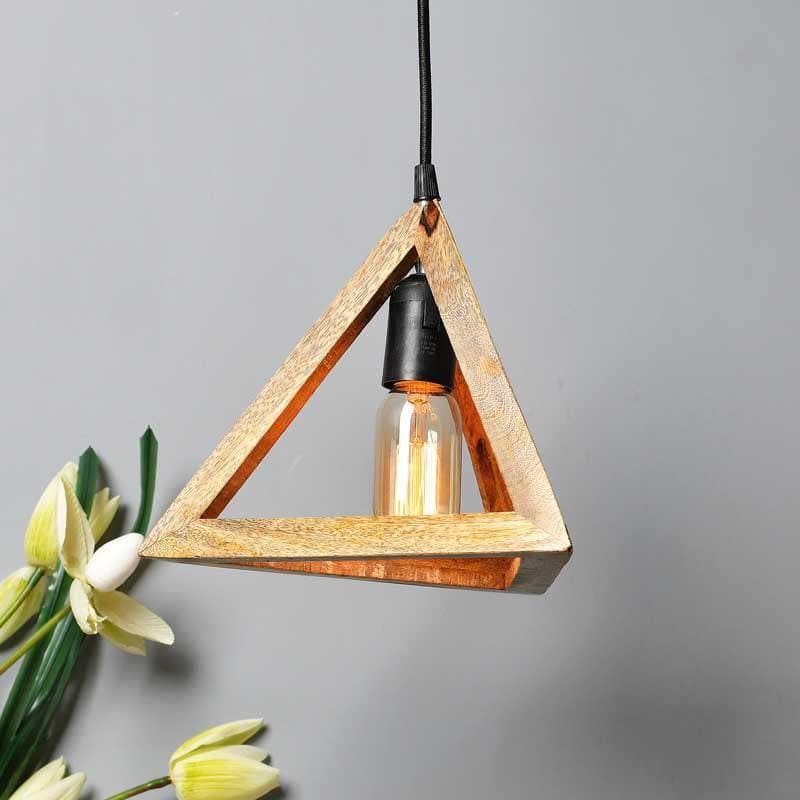 Triathron Wooden Ceiling Lamp media 3