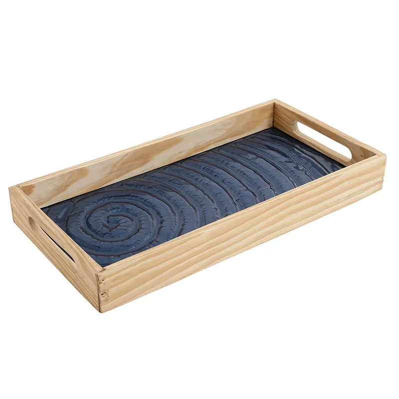 Nyma Spiral Serving Tray - Blue media 6