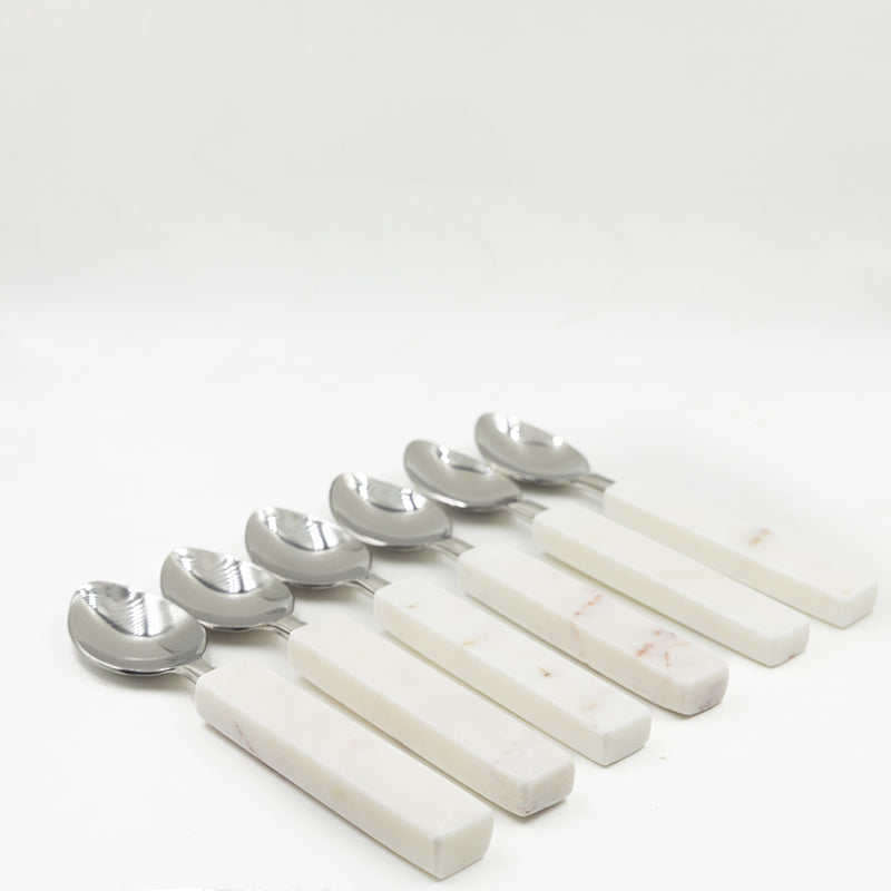 Cava Marble Spoon Set - Set Of Six media 5