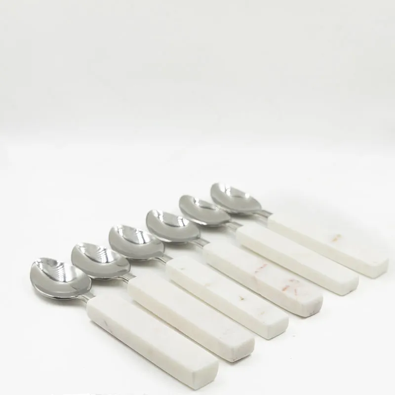 Cava Marble Spoon Set - Set Of Six media 5