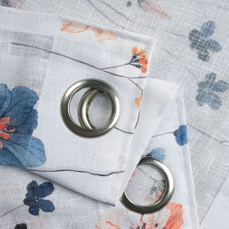 Solmera Linen Texture Sheer Curtain - Set Of Two media 5