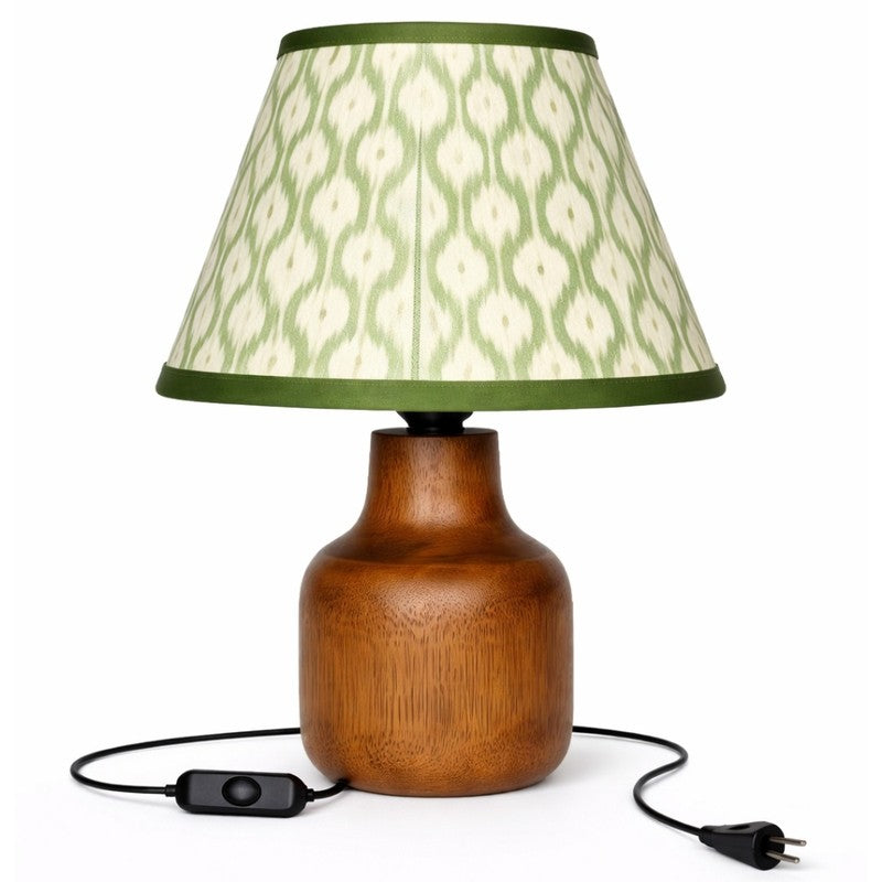 Preston Aura Cotton Table Lamp - Green media 4