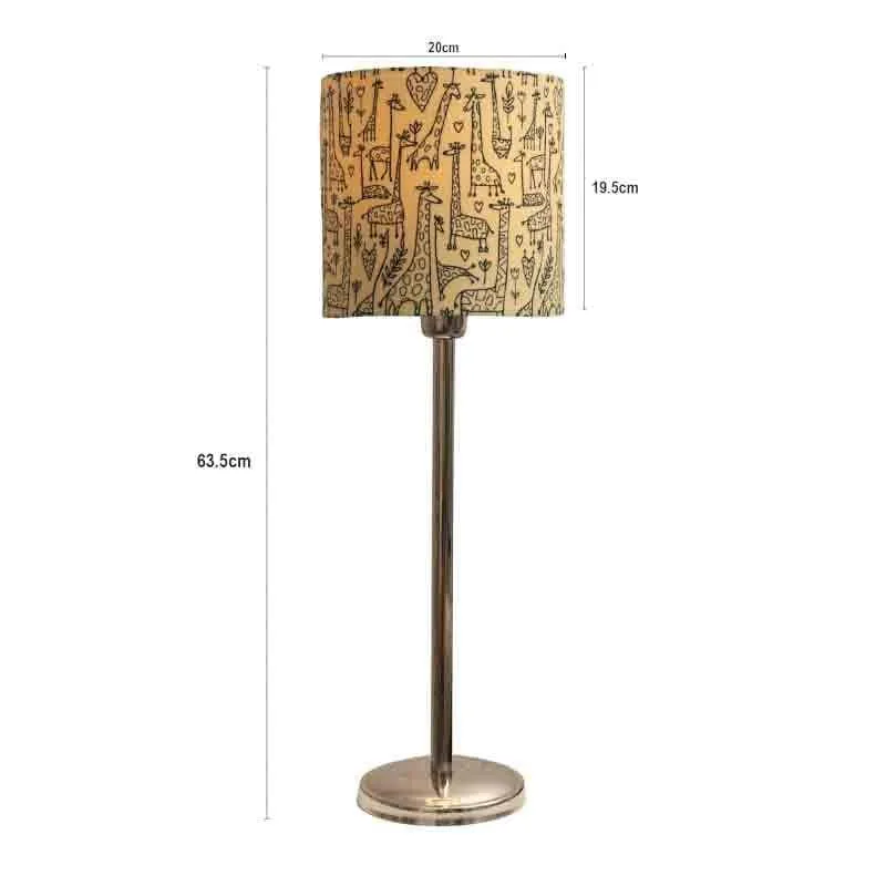 Nordic Taller Tales Fabric Table Lamp - Beige,Black media 8