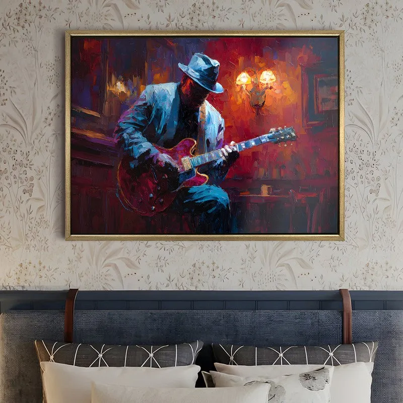 Urban Jazz Canvas Wall Painting With Frame media 5