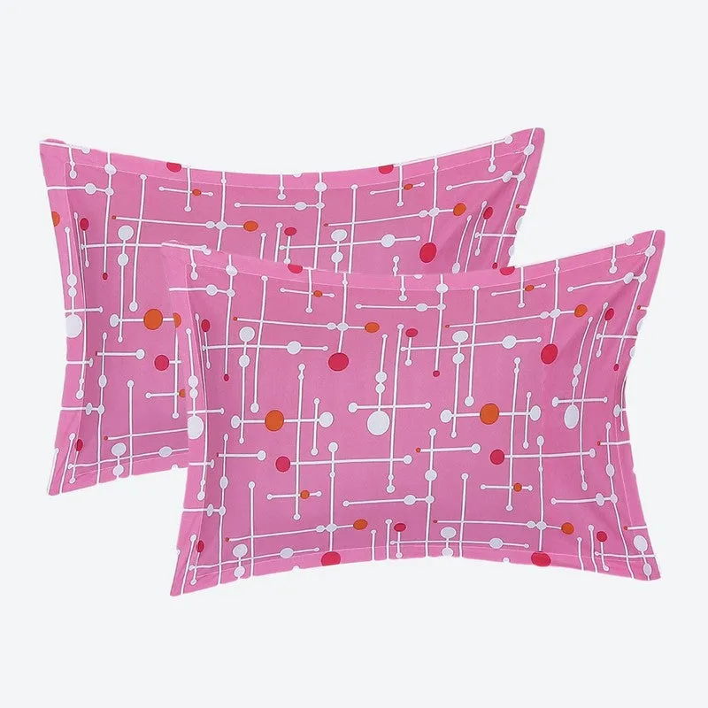 Monte Carlo Bloom Bliss Cotton Bedsheet (Yellow,Pink) - 104 TC media 8