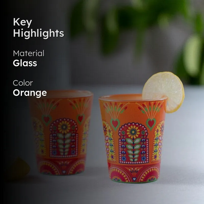 Vibrant Jharokha Shot Glass (30 ml) - Set Of Two media 2