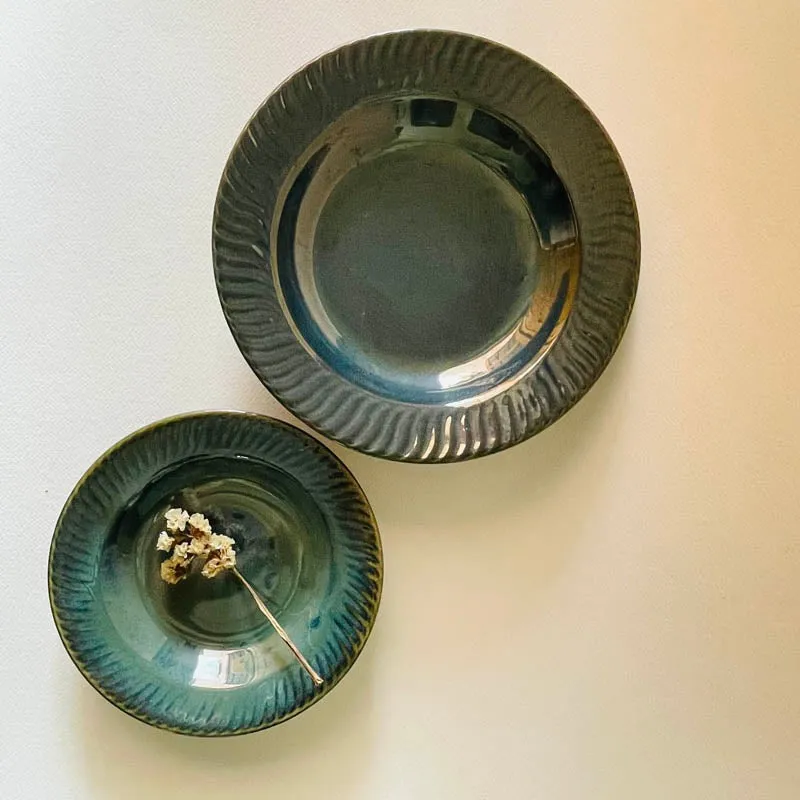 Magra Pasta Plate (Green) - Set Of Four media 4