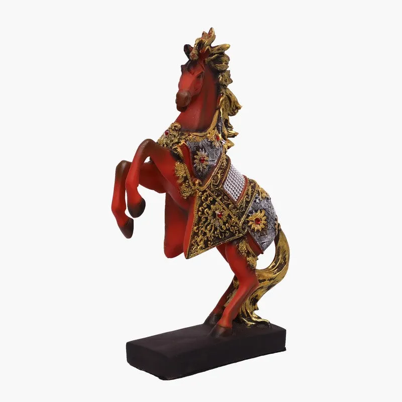 Majestic Rearing Horse Polyresin Showpiece (13 inches) media 3