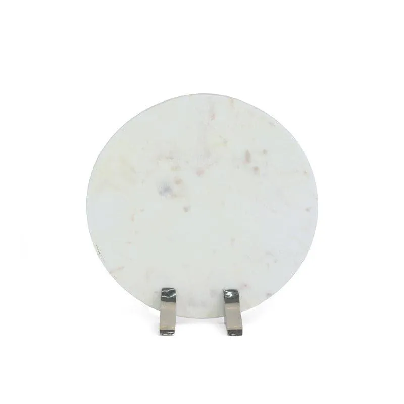 My Happy Place Floral Printed Marble Showpiece media 4