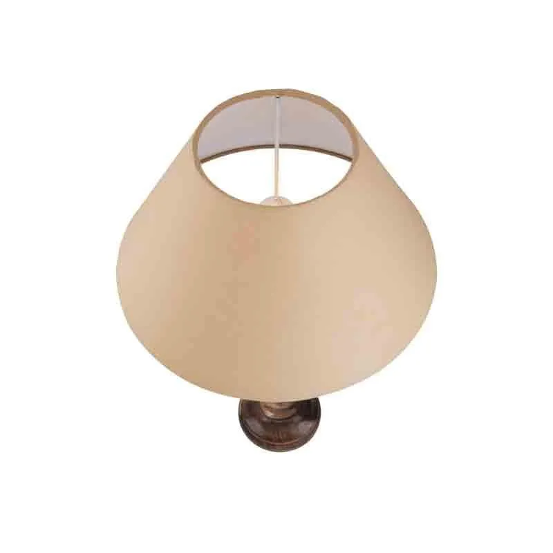 Twisted Tales Fabric Table Lamp - Brown,Beige media 4