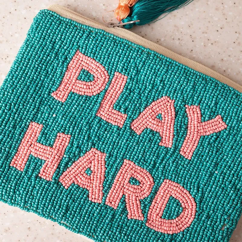 Play Hard Motivational Storage Pouch media 4