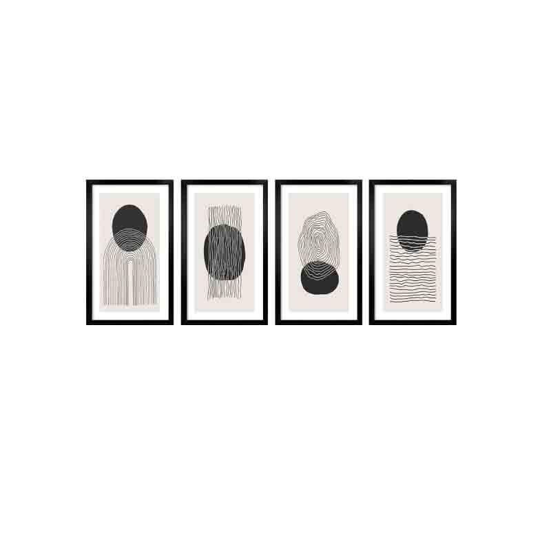 Overthinking Poly Canvas Wall Art - Set Of Four media 5