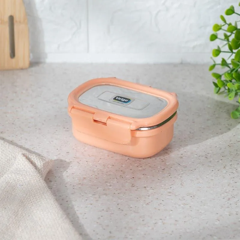 Port Microwave Safe Lunch Box (Peach) - 150 mL media 1