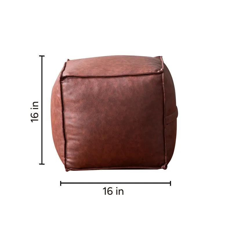 Clean Lines Pouffe - Brown media 9