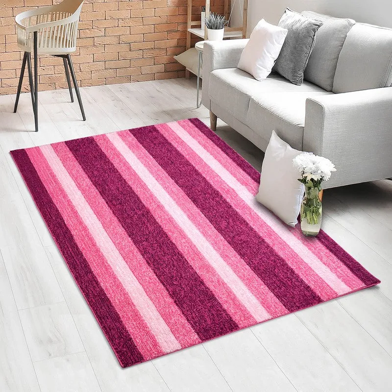 Line Tuft Anti Slip Carpet - Pink media 4