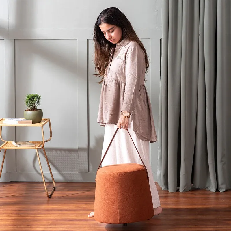 Warm Lounge Pouffe - Brown media 9