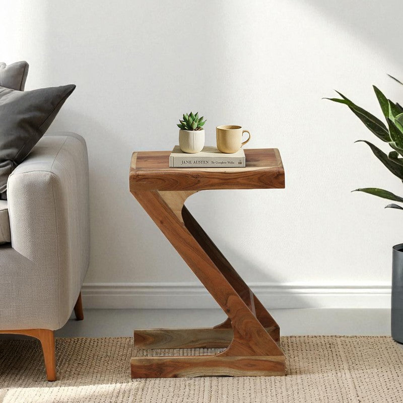 Montero Sheesham Wood Side & Bedside Tables - Brown