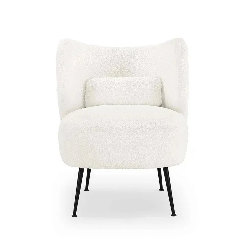 Modvyn Neem Wood Accent Chair - White media 5