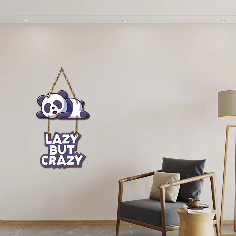 Panda Problems Wood MDF Wall Hanging media 5