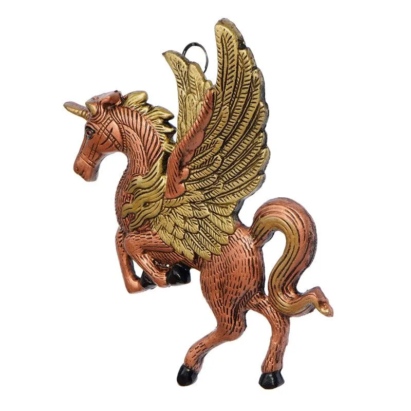 Decorative Flying Horse Metal Wall Accent media 5