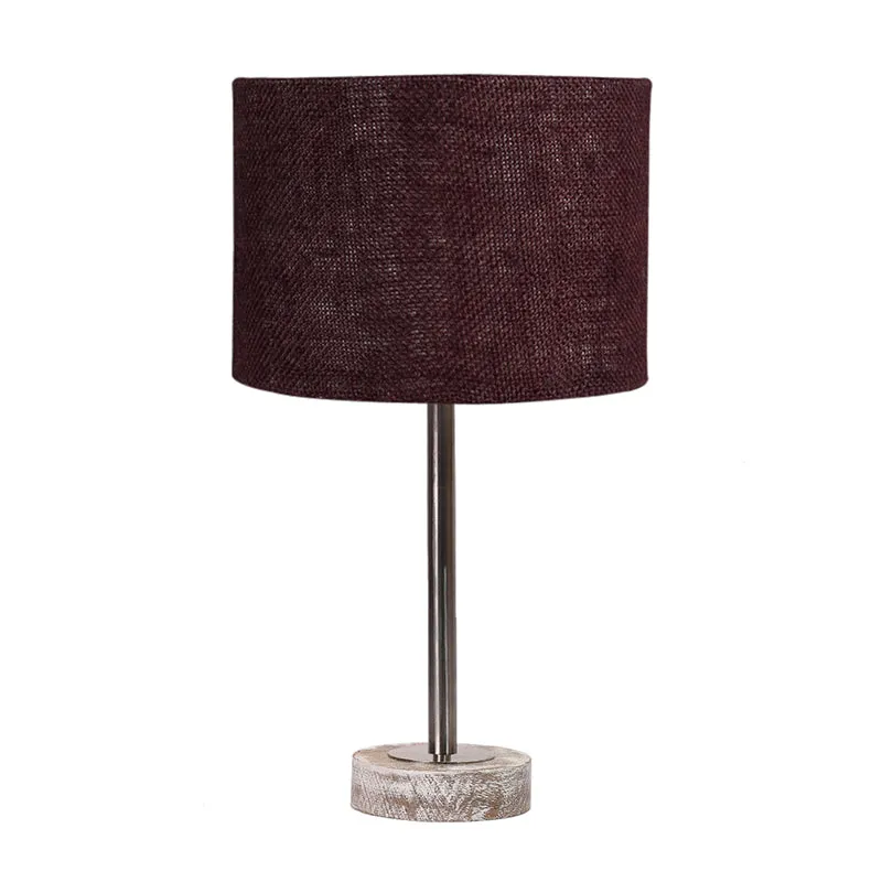 Sienna I Rodin Wooden Table Lamp - Brown,Silver,White media 4