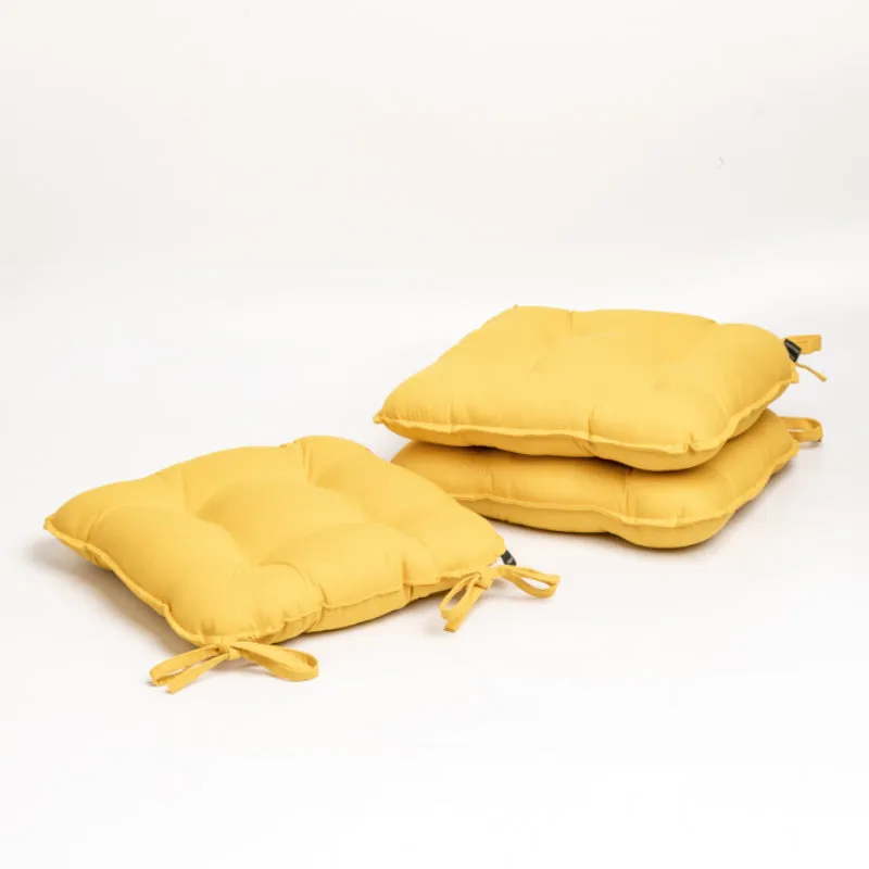 Sylvia Chair Pad (Mustard Yellow) - Set Of Three media 4