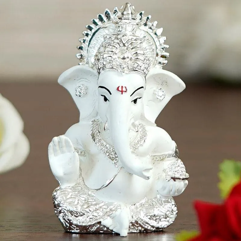 Shri Vigneshwara Silver Idol media 1