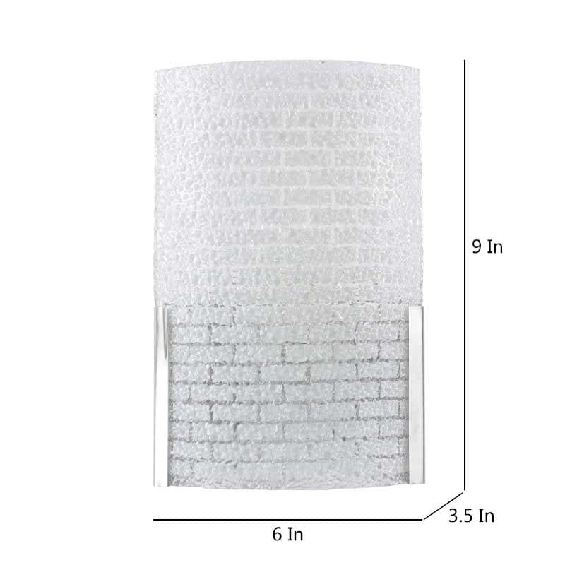 Bricksy Glass & Metal Wall Lamp media 6