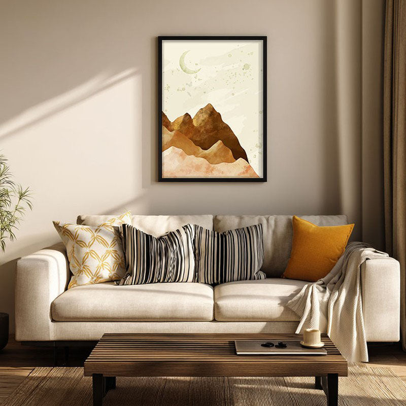 Dune Peaks Archival Paper Wall Art With Frame