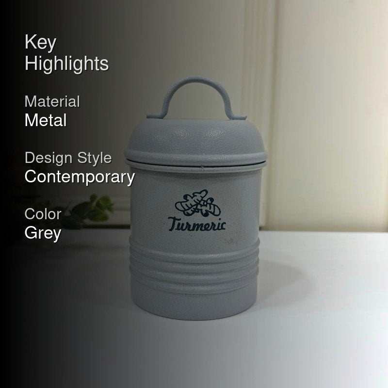 Ferrous Fun Turmeric Storage Container (1000 mL) - Grey media 2