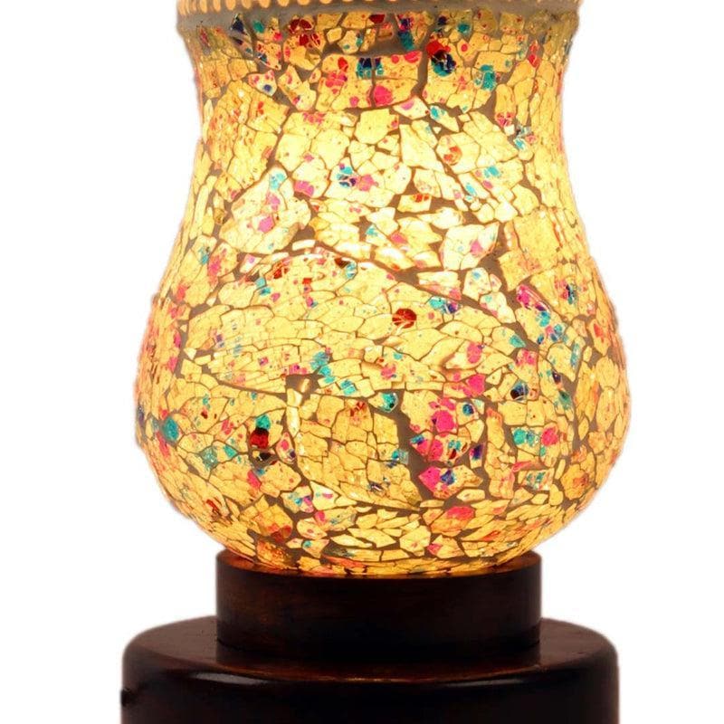 Acid Art Glass Table Lamp - Multicolor media 5