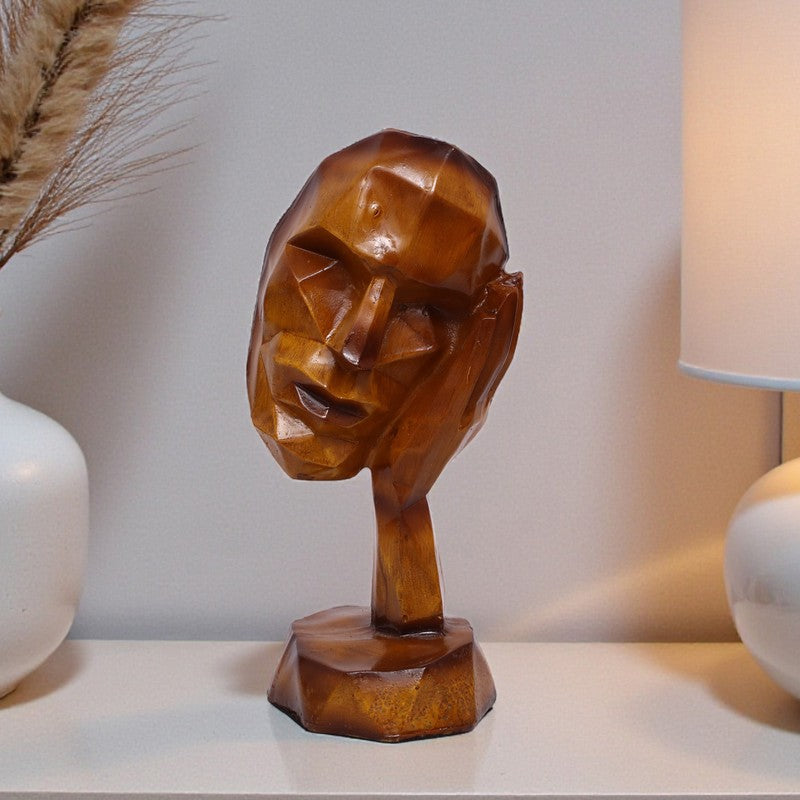Right Hearing Polyresin Showpiece