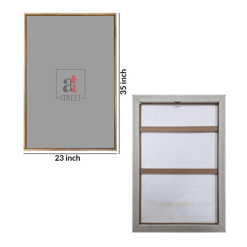 Noor-E-Parwana Canvas Modern Wall Art With Frame media 6