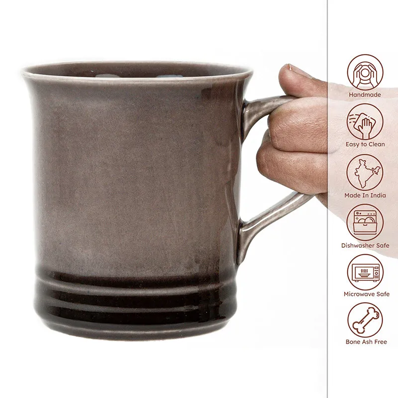Brew Ceramic Coffee Mug (450 mL) - Grey media 4