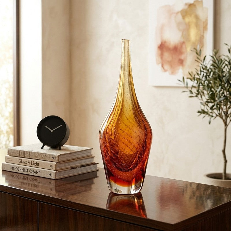 Aurelle Colorfall Crystal Glass Showpiece