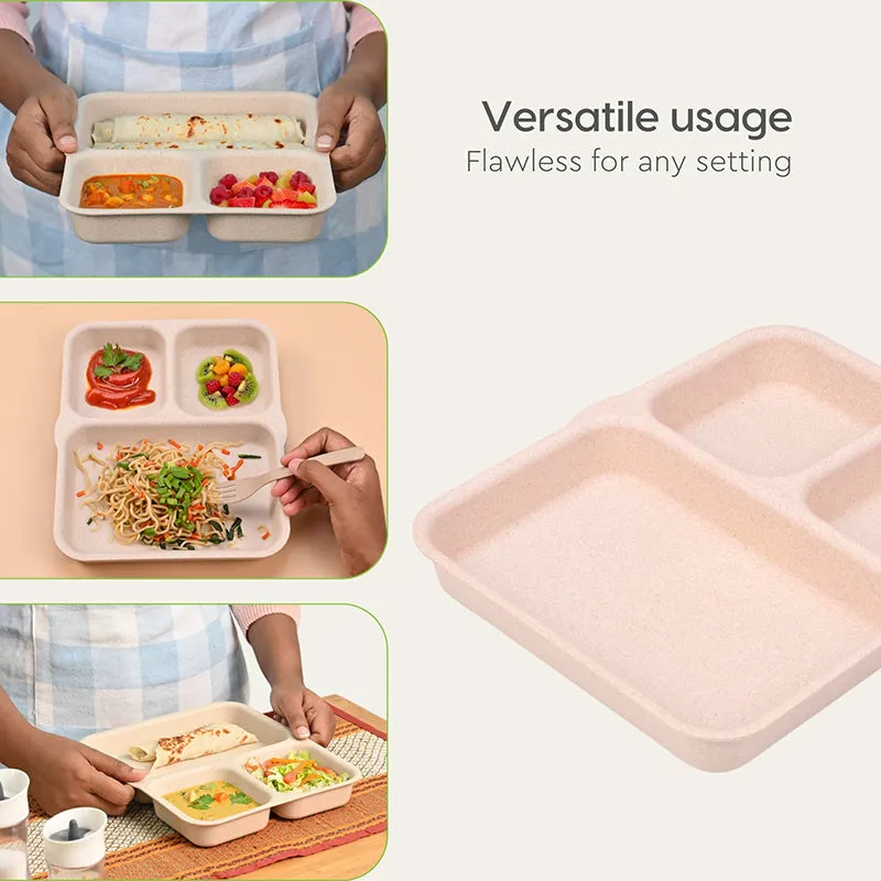 Leaflet Sectioned Dinner Plate - Set Of Four media 5