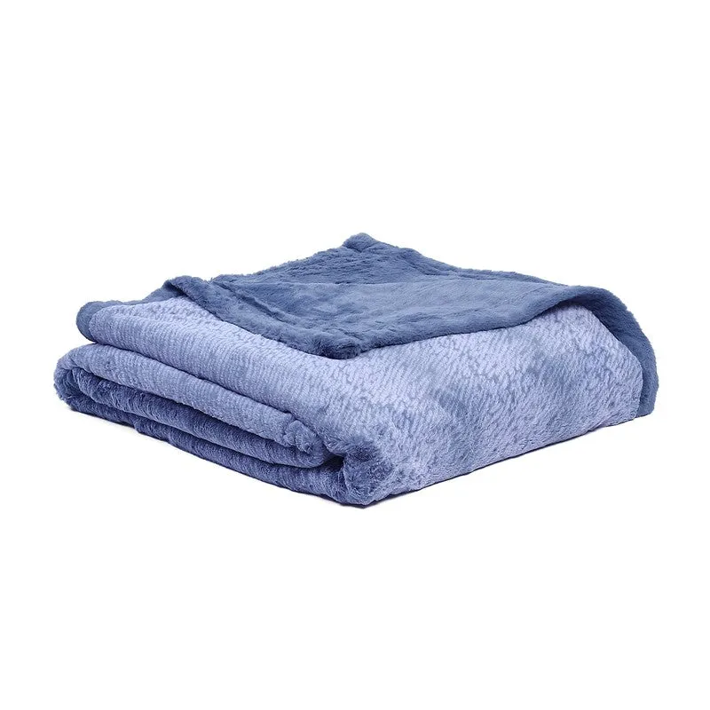 Monte Carlo Azure Dreamscape Blanket (Lavender) - 850 GSM media 6