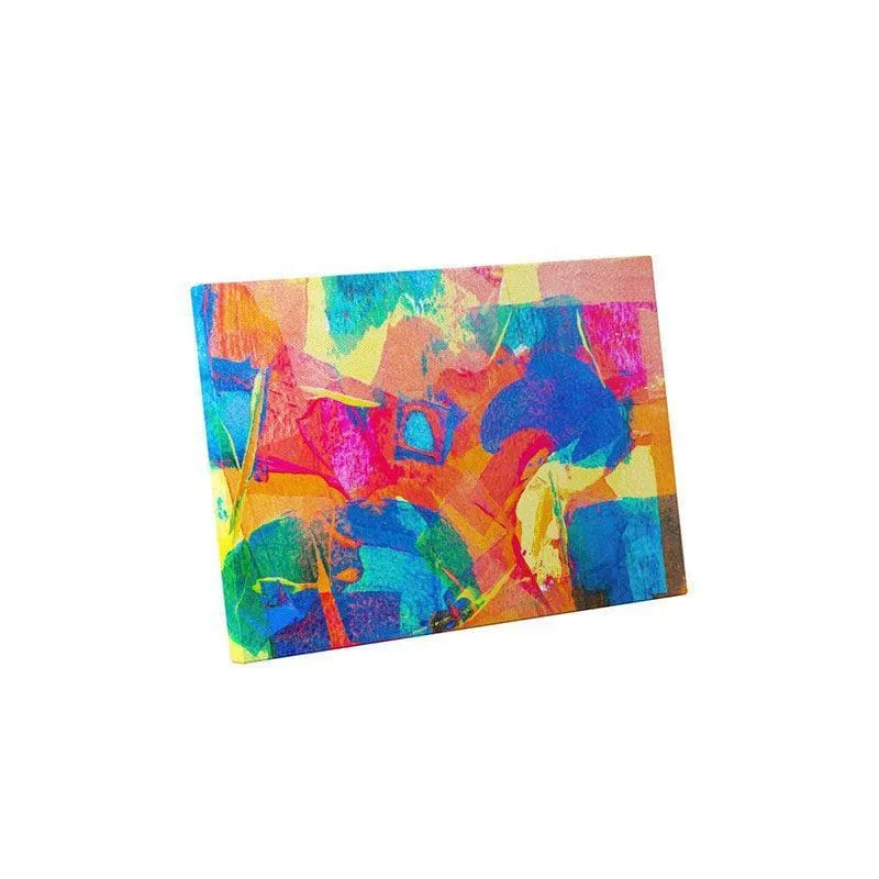 Spring Color Abstract Canvas Wall Painting - Gallery Wrap media 3