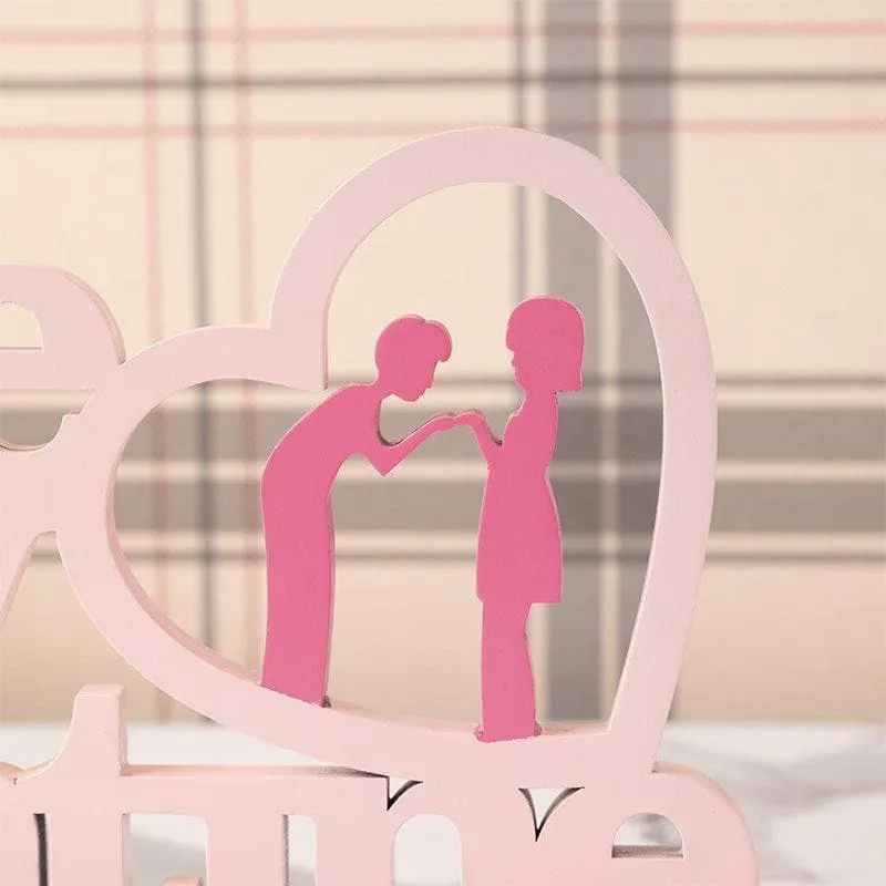 Be My Valentine Showpiece - Pink media 3