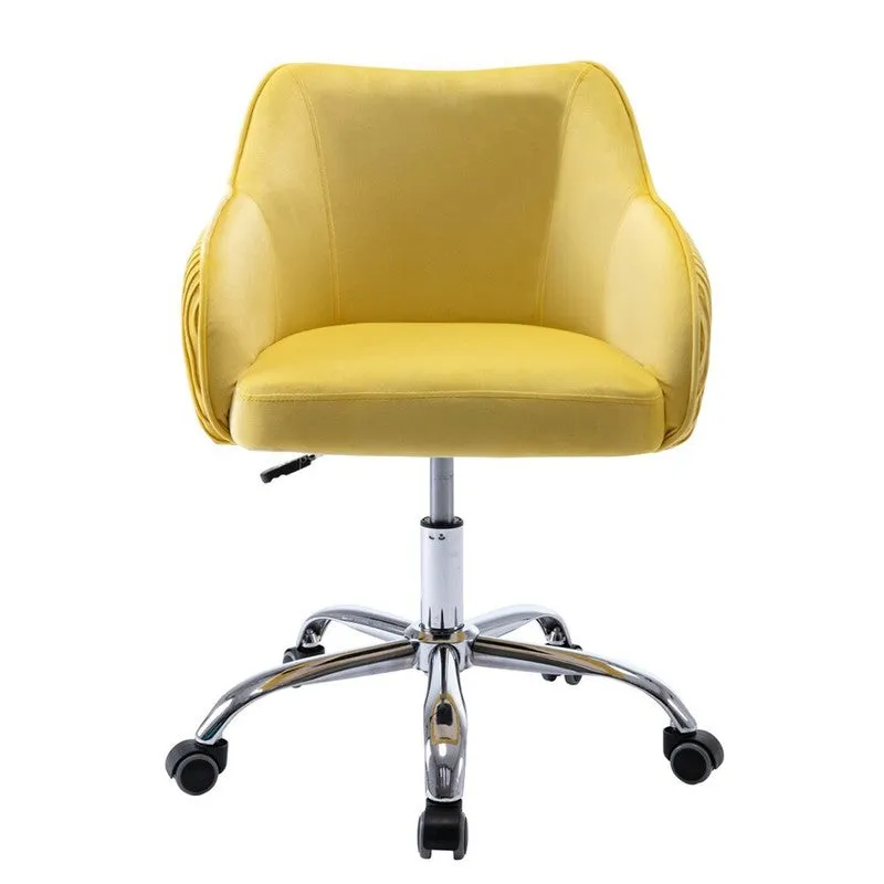 Seatron Metal Office Chair - Yellow media 5