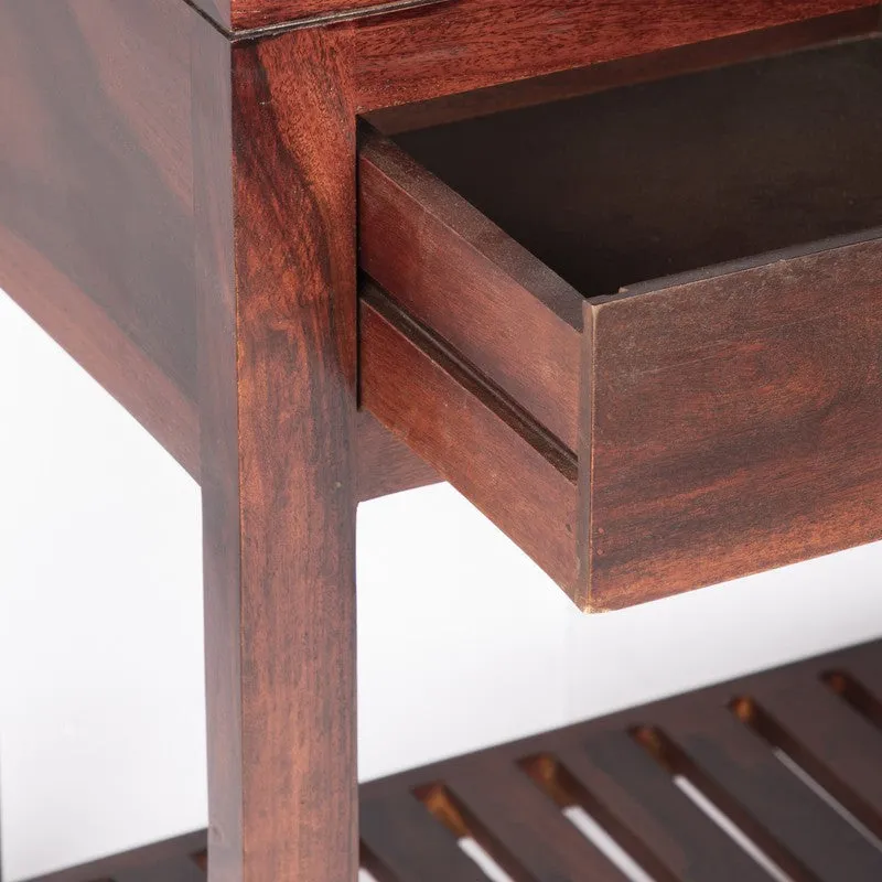 Wynex Sheesham Wooden Table - Brown media 8