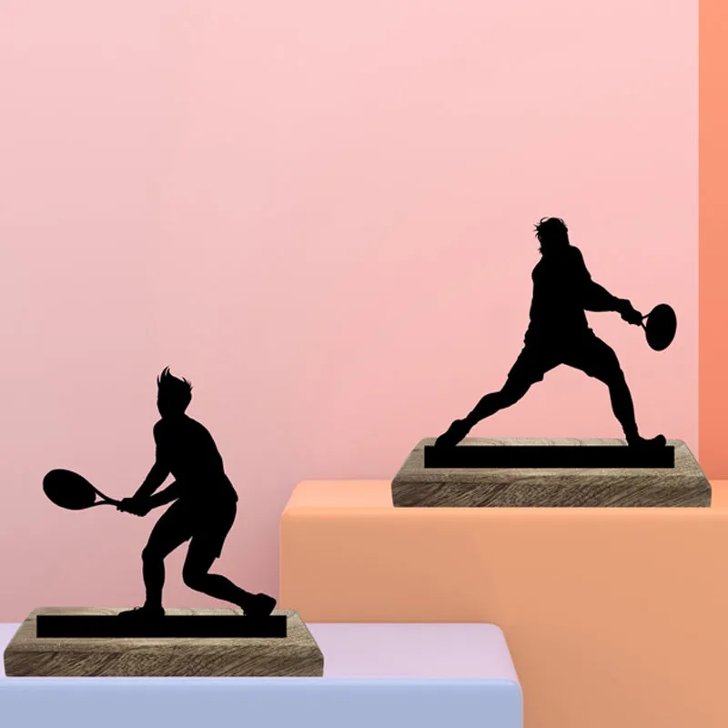 Tennis Duo Showpiece - Set Of Two media 3